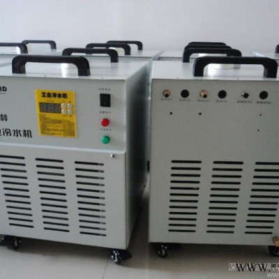 工业冷水机、打标机冷水机、UV平板打印机冷水机、激光切割机激光管降温、CNC主轴降温、PCB钻孔主轴降温。