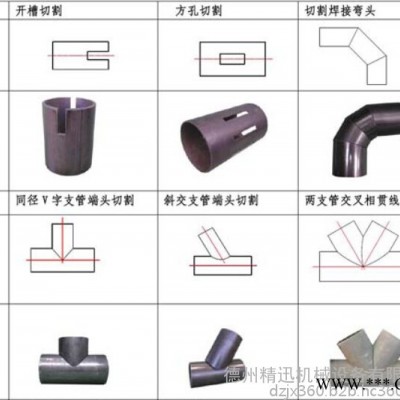 精迅  相贯线切割机 圆管切割机、方管切割机、数控相贯线等离子 数控切割机