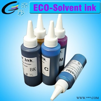 齐彩/Fcolor 户内弱溶剂墨水 4色 6色打印机专用墨水 水贴纸打印墨水