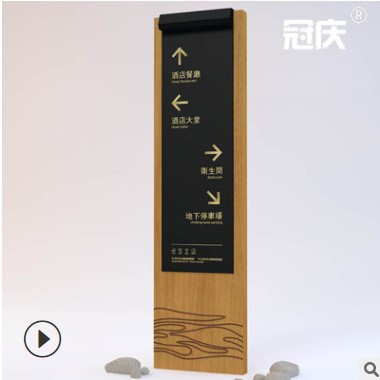 地铁站立牌不锈钢广告牌仿古烤漆宣传栏 户外指示牌厂家定制图3