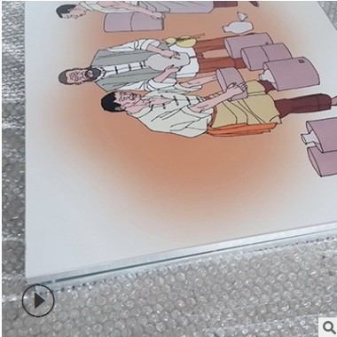 雪浮板裱写真UV打印各类板喷绘彩印软膜灯片喷画 广告画面定制图2
