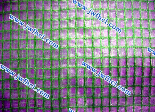 绿色网格布