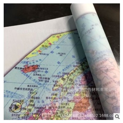 批发弱溶剂喷绘旗帜布 油性条幅布白色吊旗壁画挂轴材料坠垂感好