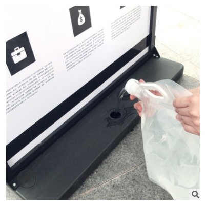注水丽屏展架80*180铝合金落地式展示架海报架门型展架立式广告牌