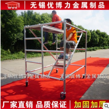 铝合金脚手架门梯式移动快装内爬式高空作业平台厂家直销shizhan图2