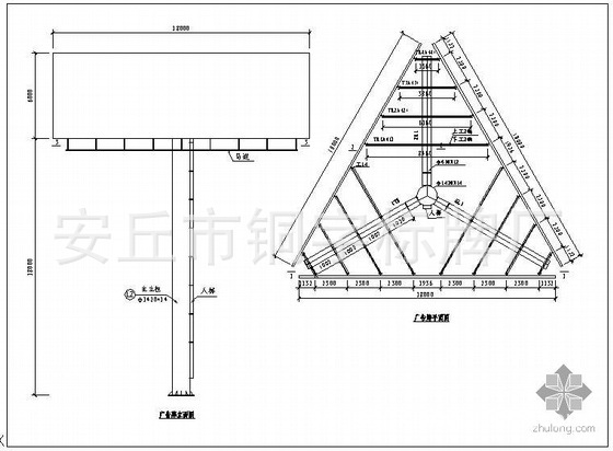 高炮立柱广高制作工艺
