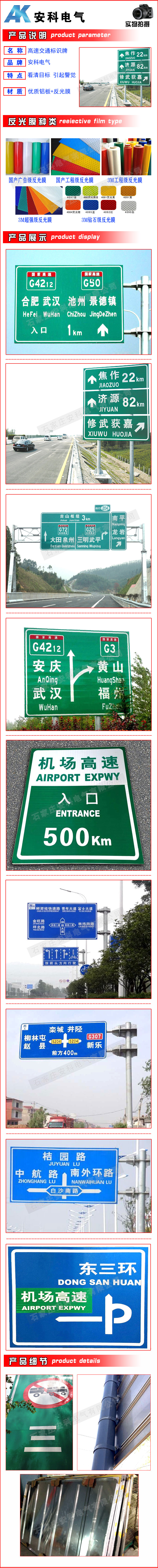 城市高速标牌