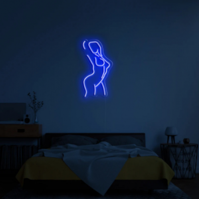 分体式霓虹灯发光字卧室氛围私人定制 FEMALE POSE LED NEON SIGN