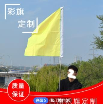 定制多尺寸户外活动彩旗 五色小彩旗 运动会彩旗 工地警示旗批发