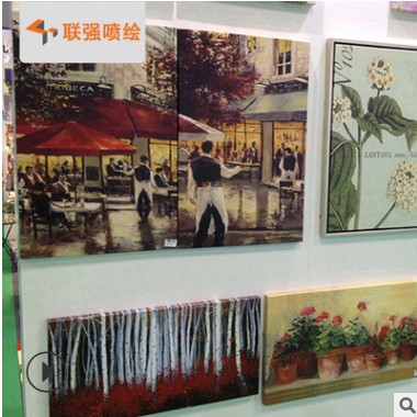 古典油画布喷绘防水防晒不变色 高仿油画墙面装饰画悬挂装饰画