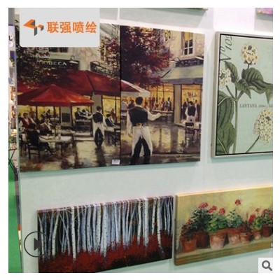 古典油画布喷绘防水防晒不变色 高仿油画墙面装饰画悬挂装饰画
