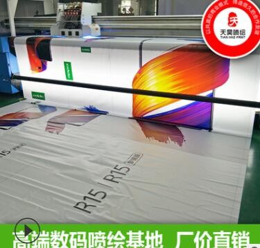 软膜 灯片 3P布 卡布灯箱画 油画布 刀刮布 UV喷绘 广东喷绘工厂图2
