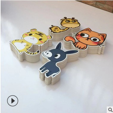 卡通手举牌kt板拍照异形宣传标语加油广告手持拿班牌小牌子泡沫版