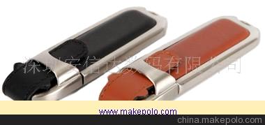 工厂供应皮具U盘，广广告礼品U盘图1