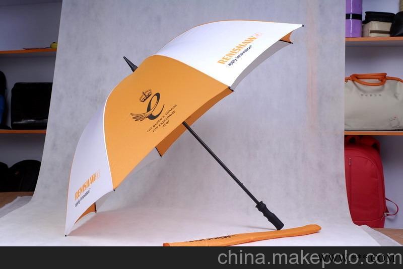 供应珠海广告伞定做 27寸直杆太阳伞 铝中棒纤维伞骨 雨伞图2