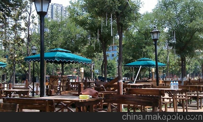 供应梅花546制版喷绘 西安户外广告伞 四角凉棚 户外方伞侧柱图3