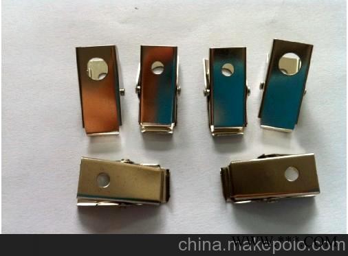 厂家直销4孔厂牌夹 鄂鱼夹 压花厂牌图3
