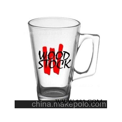 大量供应 广告礼品杯 水杯 玻璃杯 贴花杯 磨砂杯 机吹杯