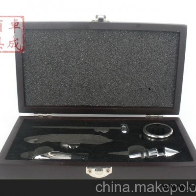 义乌卓成酒具红酒木盒工具套装开瓶器礼品套装广告礼品