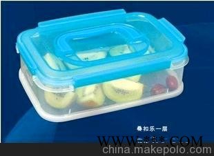 厂家直销 手提叠扣乐乐扣保鲜盒(广告礼品)图1