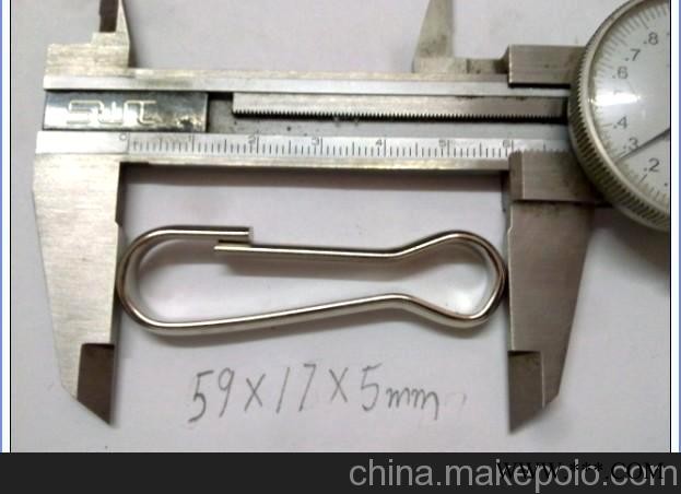专业生产鄂鱼扣 厂牌夹 朱胆扣 鸭嘴扣图1