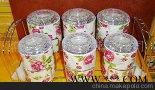 陶瓷调味罐六件套，礼品盒调味罐，调味罐组合，韩式调味罐图1