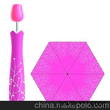 成都玫瑰花瓶伞广告伞礼品伞图3