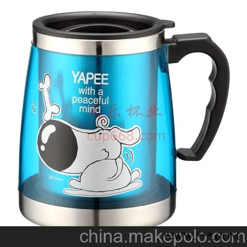 雅皮狗杯子订做批发广告礼品杯定做图2