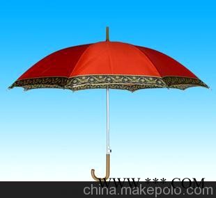 厂家直销优质直杆三折广告礼品伞图1