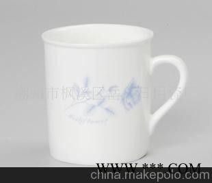 陶瓷杯子,广告礼品杯,陶瓷反口杯图1
