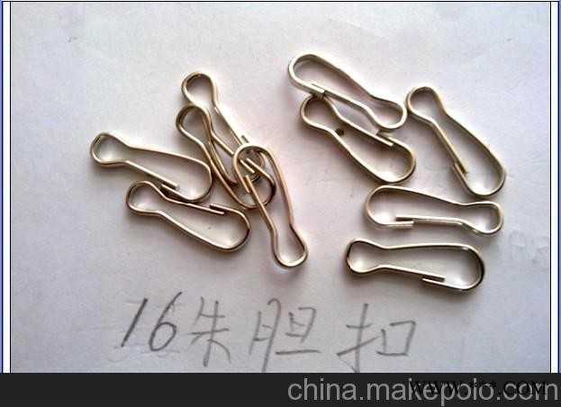 厂家直销压花朱胆扣 朱胆扣 鸭嘴扣图1