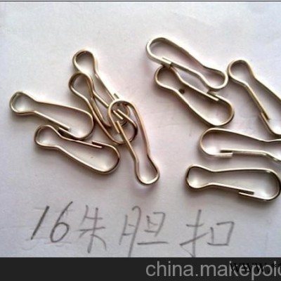 厂家直销压花朱胆扣 朱胆扣 鸭嘴扣