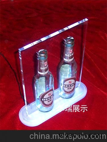 压克力酒座，LED发光酒座图2