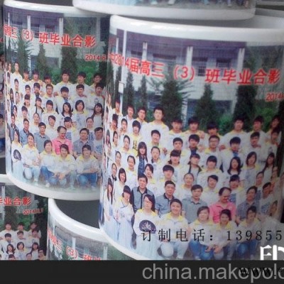 供应贵阳毕业照印在杯子上 贵阳杯子上印照片刻字 照片印在杯子上