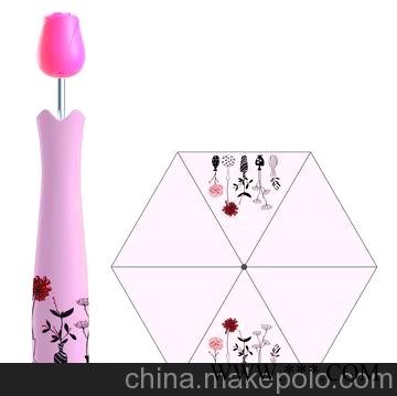 江苏南京玫瑰花瓶伞广告伞礼品伞图1
