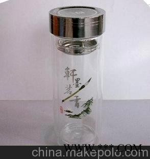 双层玻璃杯 保温杯 口杯杯子广告礼品