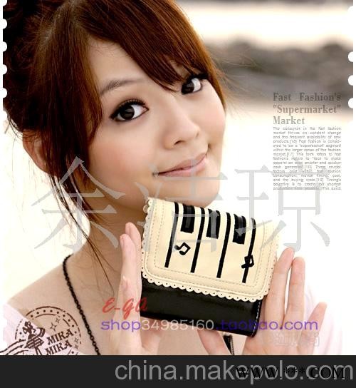 批发供应钢琴钱包短款图1