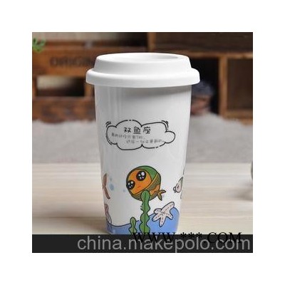 批发加工生产星巴克杯子 马克杯咖啡杯双层杯 外贸广告礼品杯定制