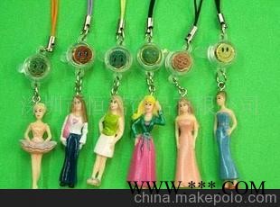 时尚美少女公仔来电闪挂件手机广告礼品促销赠送礼品