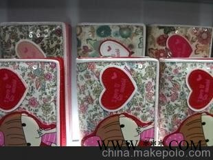 珠片小女孩两折拉链女包图1