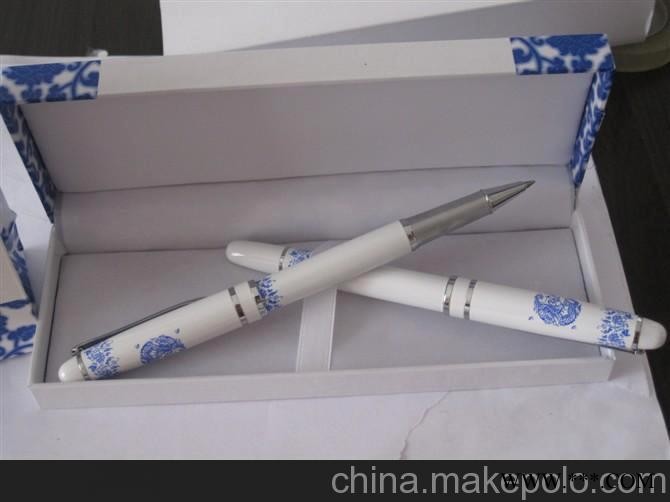 供应深圳青花瓷笔深圳陶瓷笔广告笔图1
