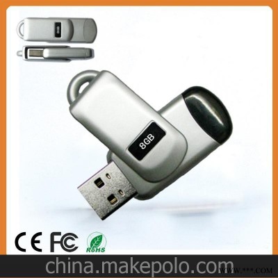 厂家供应旋转U盘 定制LOGO创意礼品U盘 商务广告U盘 32MB-128GB