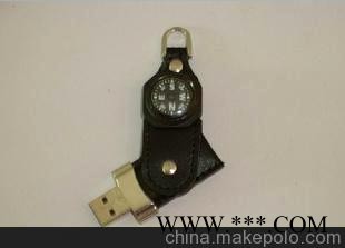 指南针皮套u盘、礼品U盘、广告U盘图1