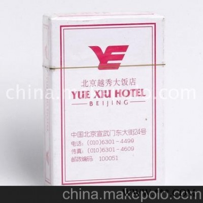 北京越秀大饭店广告扑克