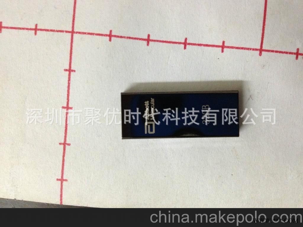 批发金属虎克U盘可激光为惠普U盘 黑胶体防水优盘 迷你广告U盘图4