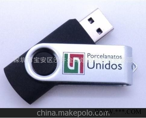 厂家直供 旋转U盘 定制礼品广告U盘 4g8g16g礼品款式U盘图2