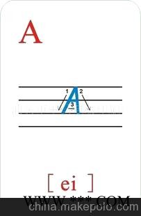 龙通字母音标牌广告扑克图1