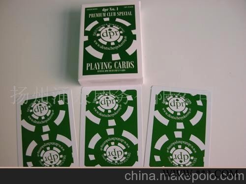 高档塑料广告扑克