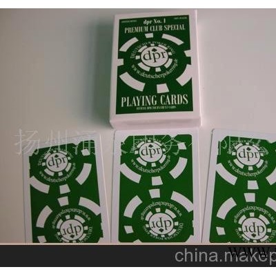 高档塑料广告扑克