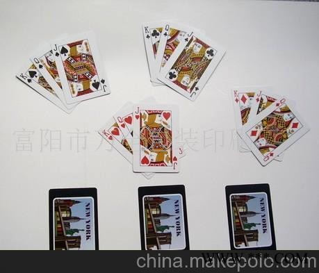 广告扑克，扑克牌，扑克，塑料扑克图1